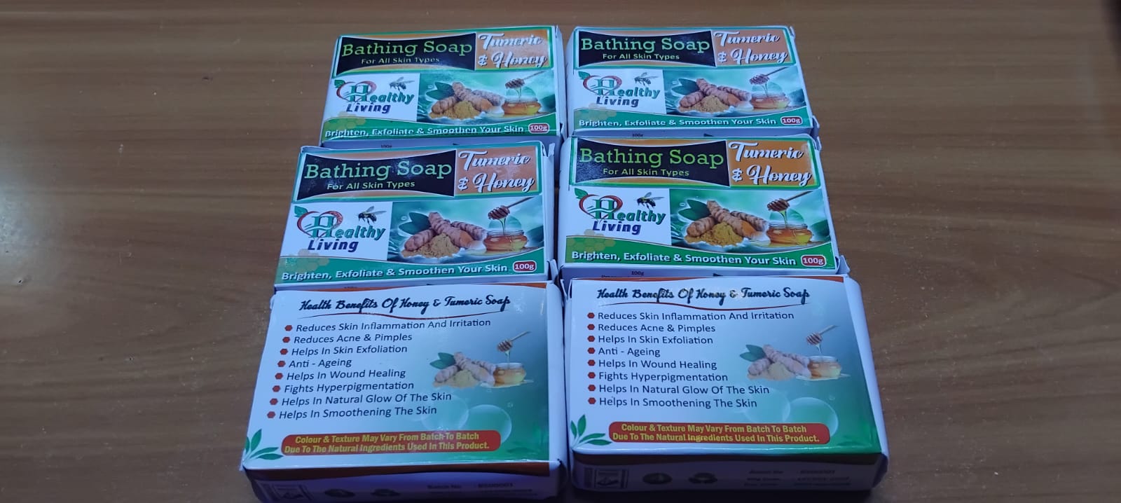 HLA Turmeric & Honey Soap (100g) - Image 3